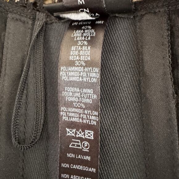 NWT La Perla Satin Corset Black Lace Panel Size IT 3 Goth Vampy Bustier - Picture 11 of 11